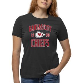 Hybrid Sports NFL - Established - Officially Licensed Women's Short Sleeve Fan Tee