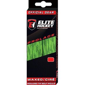 Elite Hockey Prolace Waxed Hockey Skate Laces (Lime, 96")