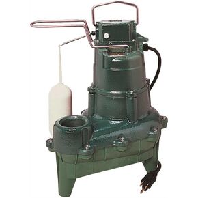 Zoeller 264-0001 Sewage Pump, Packs, Black