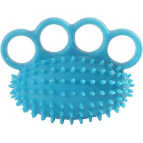 AKOAK 1 Pack Finger Massage Ball Grip Strength Trainer is Ideal for Muscle and Hand Massage for Stress Relief and Rehabilitation of Men and Women (Blue)