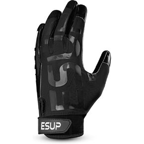 ESUP Youth Football Gloves for Kids Excellent Grip Football Gloves Men,Youth & Adult Football Gloves, Sticky Football Receiver Gloves