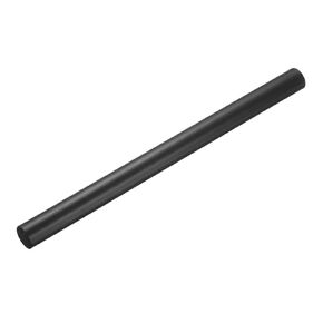 MECCANIXITY Black Round ABS Plastic Rods 0.8-inch Diameter and 12-inch Length Rigid Insulation Opaque Plastic Rods for DIY Craft Model Making, 1 Pack
