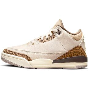 Jordan Boy's 3 Retro (Little Kid) Light Orewood Brown/Metallic Gold/Light British 2 Little Kid M