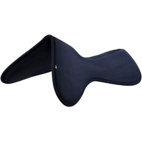 Acavallo Close Contact Memory Foam Half Saddle Pad, Size 3, Navy, Horse Equipment Accessories