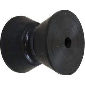 MARINE CITY Black Environmental Friendly PU Bow Roller for Bow Anchor Roller Holder Replacement Bow Roller 2-3/8 Inches for Marines Boats Yachts Kayaks (Pack of 1)