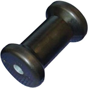 C.H. Yates Rubber 5203-5 5" Marine Spool Roller 5/8" Shaft, black