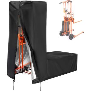 Kingling Cover for Material Lift, Waterproof & Dustproof Protective Cover Fits for Material Lifts/Manual Forklift/Hand Forklift/Pallet Truck Dolly Equipment - 37" L x 24" W x 52" H