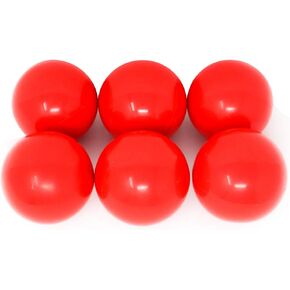 Trademark Innovations 6pk Weighted Practice Balls for Baseball Softball Batting Training,Red
