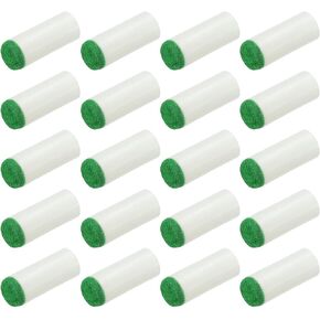 PATIKIL 9mm Pool Cue Tips, 50Pcs Slip-On Billiard Cue Stick Tips Replacement for Pool Cues and Snooker, White Green in Kuwait