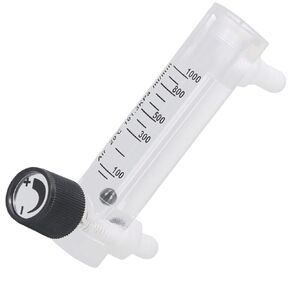 Gas Flowmeter,Air Flow Meter Tester with Control Valve for Measuring Controlling Gas Flow 10-1000ml per min