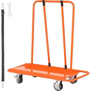 VEVOR Panel Dolly Cart, 3000 LBS Drywall Cart with 5" Swivel Wheels, Heavy-Duty Drywall Sheet Cart, Handling Wall Panel, Sheetrock, Lumber, for Garage, Home, Warehouse