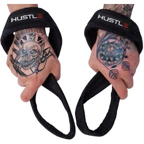 Figure 8 Lifting Straps - Weightlifting Strap Set for Advanced Wrist Support - Exercise Accessories and Gym Workout Equipment for Men and Women to Eliminate Grip Fatigue - Weight Lifting Straps