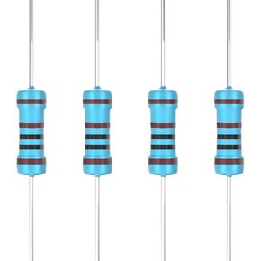 100 Pcs 2.2K Ω ohm Resistor 1W Metal Film Fixed Resistor 0.01 ±1% Tolerance Resistors in Kuwait