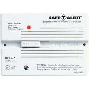 Safe T Alert 40-442-P-WT Propane/LP Gas Alarm - 12V, 40 Series Flush Mount, White in Saudi Arabia