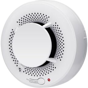 2-in-1 Smoke and Heat Detector Fire Alarms Smoke Detectors with Advanced Photoelectric Smoke Alarm with LED Indicator and Silence Button Environmental Overheating