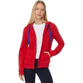 U.S. Polo Assn. USPA Triple Crown Zip-Up Hoodie for Women - Cotton-polyester Blend Construction - Zipper Front