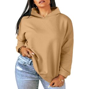 TAKEYAL Plus Size Sweatshirts for Women Pockets Half Zip Pullover Oversized Drop Shoulder Hoodie Teen Girls Y2K Clothes