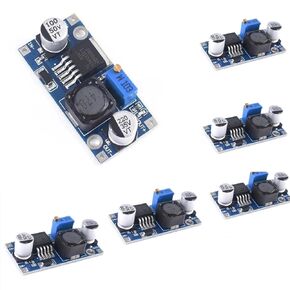 6pcs LM2596 LM2596s DC to DC Buck Converter Adjustable Step-Down Converter Buck Regulator Power Module 3.2-40V to 1.25-35V 3A High Efficiency DC Regulator Voltage Transformer