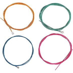 Electric Bass Strings 4-String Colorful Electric Bass Strings Instrument in Various Gauges