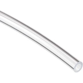 Unifizz PVC Clear Vinyl Tubing 5mm ID 6mm OD 2m Length Flexible PVC Tubing Hose Lightweight Plastic Tubing for Water Oil Air Line