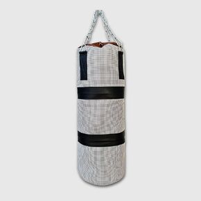 Modest Vintage Player Houndstooth Leather Heavy Punching Bag (UN-Filled) (4 Foot)