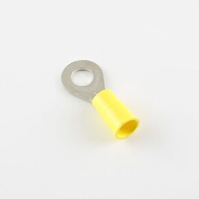 12-10 Ga. Insulated Ring Terminals, 1/4" Stud - (pack of 50)