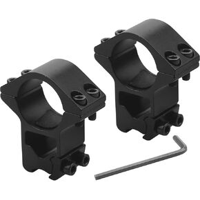 1 Inch Dovetail Scope Rings for 3/8" or 11mm Dovetail Rails High Profile Scope Mounts 2PCS
