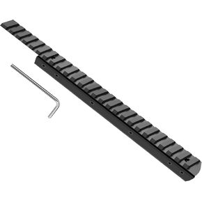 Extra Long 24 Slots 10.5"/ 260mm Dovetail Rail to 21mm Picatinny Weaver Rail Mount Dovetail to Picatinny Weaver Rail Adapter for Scope Mount Base Hunting