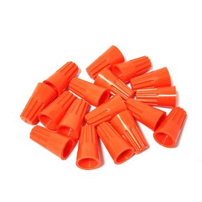 HAPPY EMILY 500 pcs, Orange Screw on wire connectors, UL Listed, Twist- On Easy Screw On type Connectors