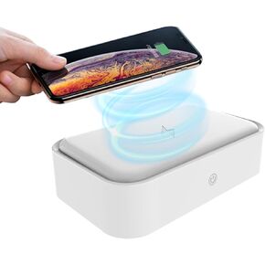 Ultrasonic Jewelry Cleaner, Professional Ultrasonic Cleaner with UVC & 10W, Portable Ultrasonic Cleaning Machine for Retainer, Eyeglasses, Watch, Dentures, Ring