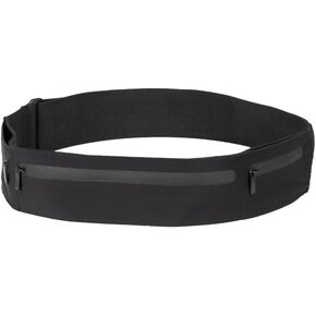 Running Belt, Waist Belt bag, Waterproof Fanny Pack for Women & Men, Non-chafing Phone Holders for Running, Customizing Storage Space, 3 Pockets Flexibility, Running Gear, Black