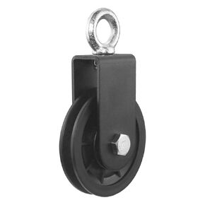 Cable Pulley - 3.54 In/90 mm 360 Degree Rotation Traction Wheel, Strong Bearing Capacity Pulley System for Home Gym and Lift Cable Machine - 1 Pack