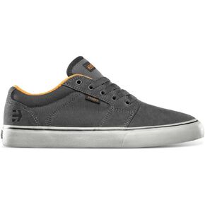 Etnies Men's Barge LS Low Top Skate Shoe, Dark Grey/Black/Orange, 8