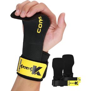 KUTOOK Weight Lifting Wrist Straps for Powerlifting Deadlift with Adjustable Neoprene Padded for Men Women Gym Workout (Pair)