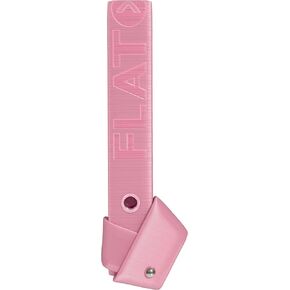 Flat Tummy Tea Yoga Stretching Strap (Pink) - Dual-Function Yoga Mat Carrier Strap - Exercise Strap for Home Workouts - Flexibility Equipment Stretching Band - Yoga Strap for Mat