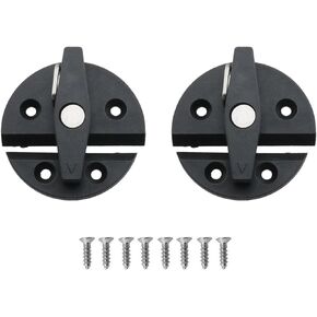 2Pcs Nylon Round Box Button disc Lock Marine Yacht Marine Hardware Marine Nylon Boat Door Hatch Round Turn Button Twist Lock Hardware Accessories