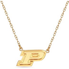 Stone Armory Necklace for Purdue Boilermakers - 18K Gold-Plated Stainless Steel Jewelry Designed for Sensitive Skin - Adjustable 16-20in Chain, Gift for Purdue University Fans, Women and Graduates