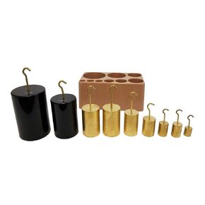 4-2500-1 Hooked Weight Set, Nine-Piece