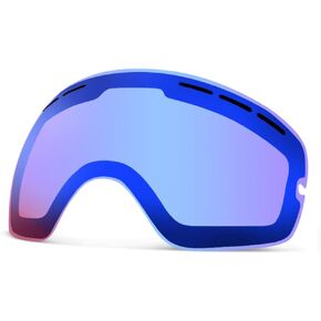 COPOZZ G1 Ski Goggles Replacement Lenses, Snow Snowboard Goggles Lenses, Double-Layer Anti Fog UV Protection Lenses Only