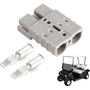 ZLX&LU EZGO SB50 DC Charger Accessories, Golf Cart Side Charger Plug Receptacle, Suitable for 1983-1994 EZGO Marathon Electric Golf Cart