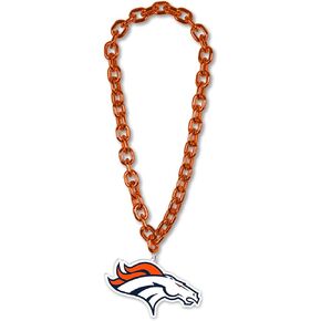 WinCraft Denver Broncos Big Chain Logo Plastic Necklace
