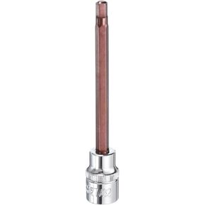 uxcell 7/32" Hex Bit Socket 3/8" Drive SAE S2 Steel Square Drive Socket Extension Impact Bit Socket Ratchet Wrench Accessories for Turns Power Drill Into Nut Driver