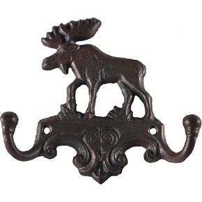 Decorative Wall Hook, Wrought Iron Hooks, Cast Iron Coat Hooks, Deer Antler Décor Wall Hook Animal, Rustic Coat Hooks, Towel Holder, Key Holder Wall, Pool Towel Rack, Patio Décor