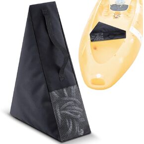 Boat Anchor Bag Boat Storage Bag Triangular Anchor Rope Storage Bag Heavy Duty Nylon Ventilation Mesh Water Repellent Sand Anchor Bag 20 x 16 x 6 Inch for Boat Sailing Fishing Water Sports