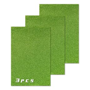 Glitter Acrylic Sheets - 1/8 Inch Thick Both-Side Glossy Panel for Laser Cutting, Sawing, Engraving, Colored Plastic Panel Sheet for DIY Projects, Decoration, Art Crafts (3, Red, 8x12inch)