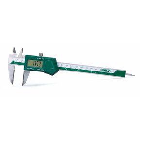 INSIZE 1110-150A Electronic Caliper with Carbide Tipped Jaws, 0-6"/0-150 mm