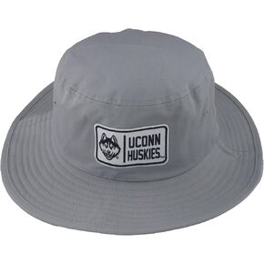 ZHATS Standard NCAA Officially Licensed Bucket Hat Patch Gray Defer, Grey, Large-X-Large