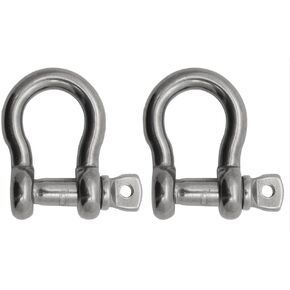 Extreme Max 3006.8312.2 BoatTector Stainless Steel Anchor Shackle - 1/4", 2-Pack