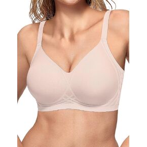 Vertvie Womens Seamless Bras Wireless Silhouette Bra No Underwire Push Up Bras Full Coverage Supportive Everyday Bralettes in Kuwait