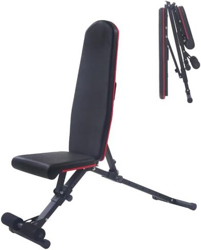 مقعد للتمرين، مقعد وزن قابل للتعديل بسعة تحميل 800 رطل، مقعد تدريب القوة قابل للطي لضغط المقعد، صالة الألعاب الرياضية المنزلية in Kuwait